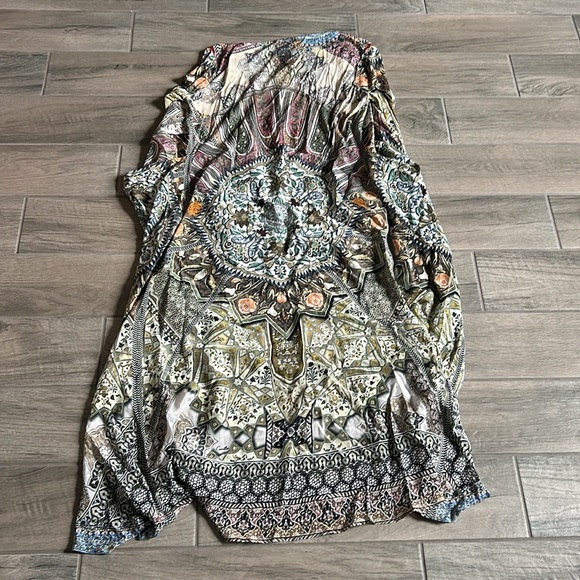 Camilla printed robe with pockets - Picture 4 of 5